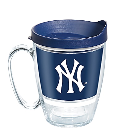 Tervis MLB Legend Coffee Mug With Lid 16 Oz New York Yankees - Office Depot