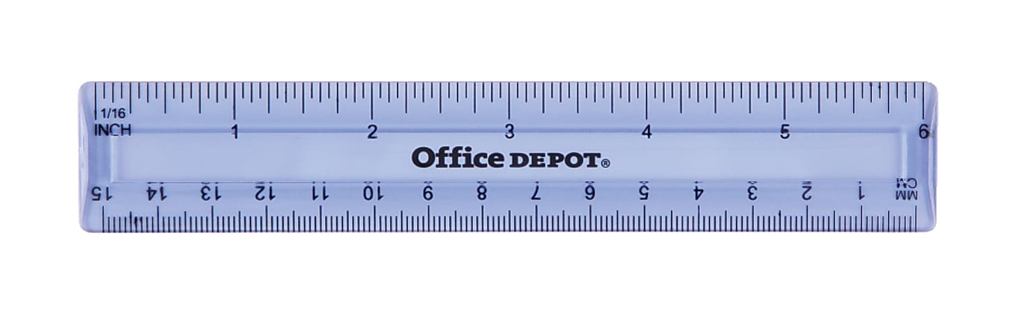 Transparent Ruler Clear 6 Inch Small Measuring Rulers School Home Office  Plastic