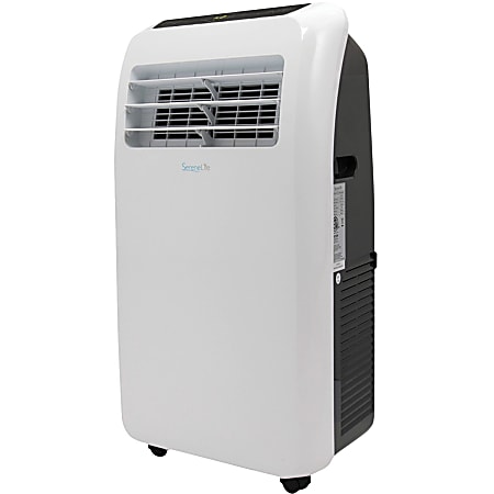SereneLife SLACHT108 Portable Air Conditioner And Heater, 32-1/10" x 13-4/10", White