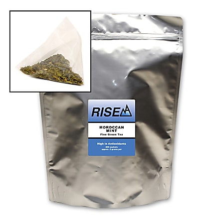 RISE NA Moroccan Mint Tea, 8 Oz, Bag Of 200 Sachets