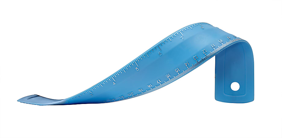 Bendable ruler clearance