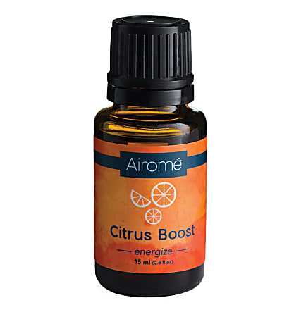 Airome Essential Oils, Citrus Boost Blend, 0.5 Fl Oz, Pack Of 2 Bottles