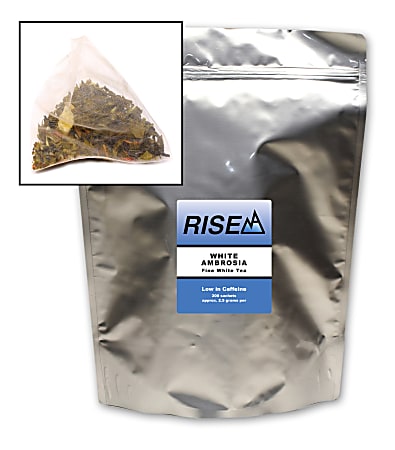 RISE NA White Ambrosia Tea, 8 Oz, Bag Of 200 Sachets