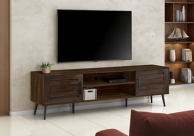 Monarch Specialties Tv Stand, 72 Inch, Console, Media Entertainment Center