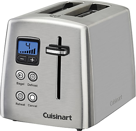 Cuisinart 4 Slice Wide Slot Toaster White - Office Depot