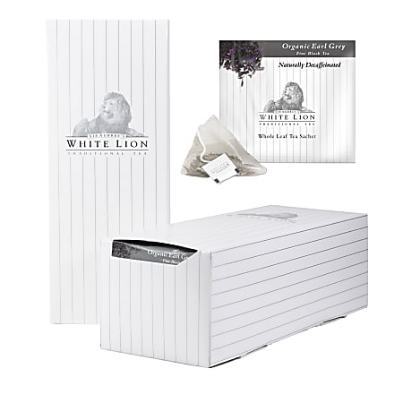 RISE NA Earl Grey Tea, Decaf, 8 Oz, Box Of 40 Sachets