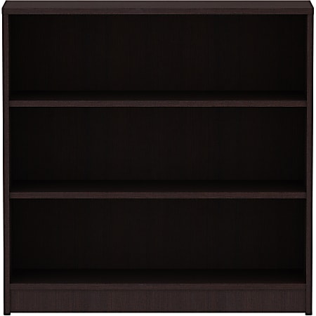 Lorell Essentials 3 Shelf Laminate Modular Shelving Bookcase36 H x 36 W ...
