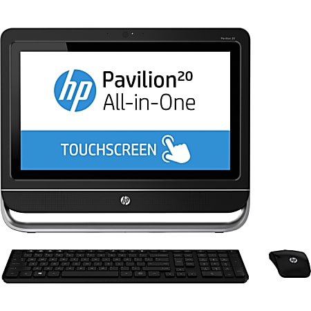HP Pavilion TouchSmart 20-f300 20-f394 All-in-One Computer - AMD A-Series A4-5000 1.50 GHz - 4 GB DDR3 SDRAM - 500 GB HDD - 20" 1600 x 900 Touchscreen Display - Windows 8 - Desktop - Refurbished