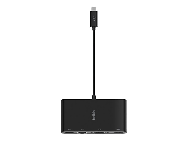 Belkin - Multiport adapter - USB-C - VGA, HDMI - 1GbE