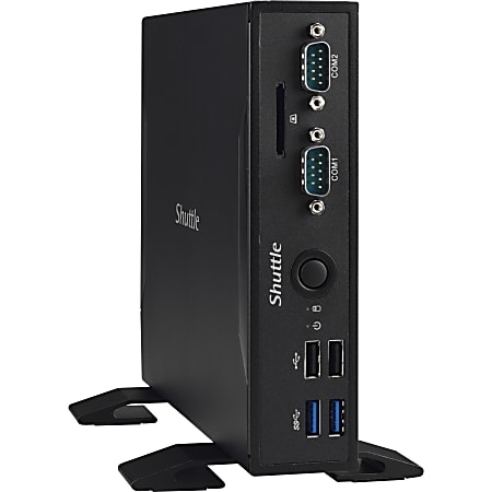 Shuttle XPC DS77U5 Barebone System - Slim PC - Intel Core i5 7th Gen i5-7200U - DDR4 SDRAM Maximum RAM Support - Intel HD Graphics 620 Graphic(s) - HDMI - DisplayPort - 2 USB 3.0 Port(s) - 3 Year