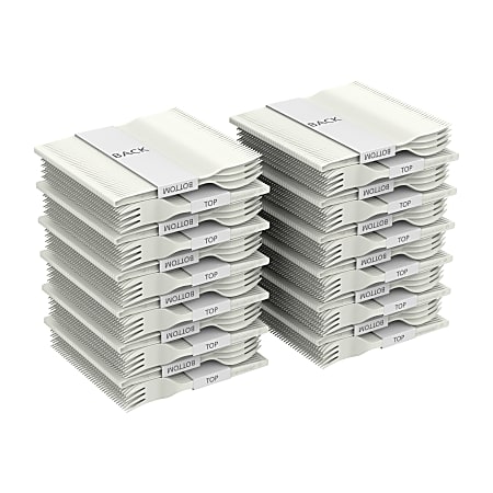 Dixie® Ultra SmartStock Series O Compostable Cutlery, Forks, White, 40 Forks Per Refill, Case Of 24 Refills