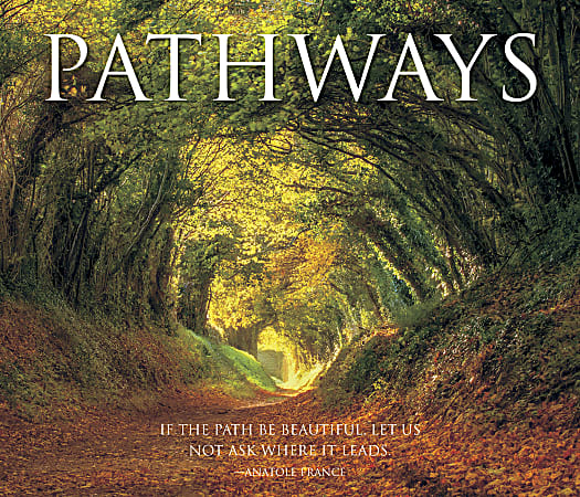 Willow Creek Press 6” x 7" Hardcover Gift Book, Pathways