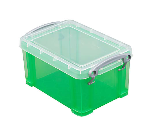  Really Useful Box(R) Plastic Storage Box, 0.14 Liter, 2 1/4in.  x 1 3/4in. x 1 1/2in., Assorted Colors, Pack Of 5 : Home & Kitchen