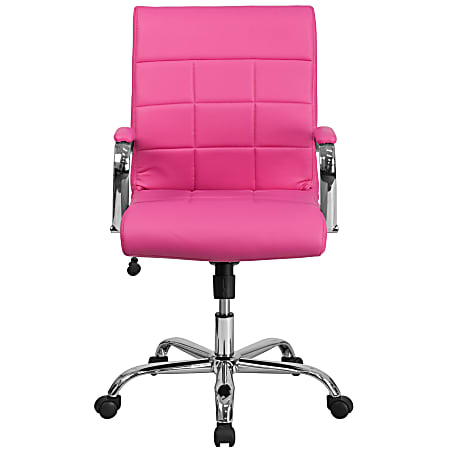 Bright pink shop office chair