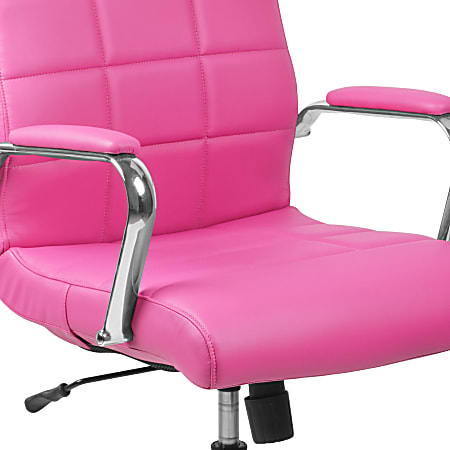 Dark pink office 2025 chair