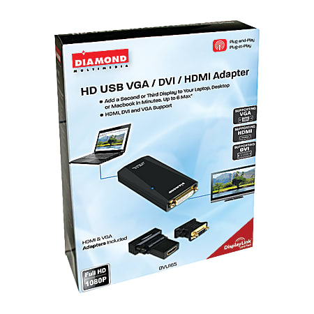 Diamond BVU165 USB External Video Display Adapter