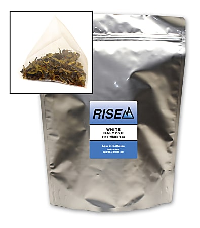 RISE NA White Tea, 8 Oz, Bag Of 200 Sachets