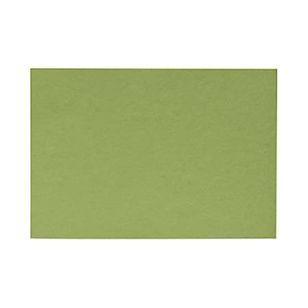 LUX Flat Cards, A7, 5 1/8" x 7", Avocado Green, Pack Of 50