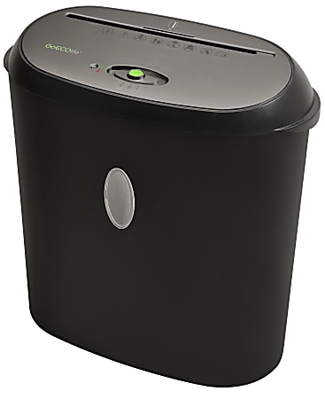 GoECOlife™ GMW82Bi 8 Sheet Microcut Shredder, Black