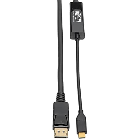 Tripp Lite by Eaton USB-C to DisplayPort Active Adapter Cable (M/M), 4K 60 Hz, 10 ft. (3.1 m) - DisplayPort/USB  - U444010DP