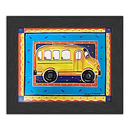 Timeless Frames® Children’s Framed Art, 10” x 8”, School Bus