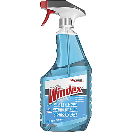 Windex Glass Cleaner With Ammonia D 32 Oz Bottle - Office Depot