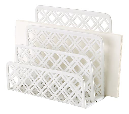 Realspace Plastic Letter Tray White - Office Depot