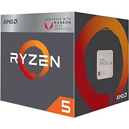 AMD SOURCING AMD Ryzen 5 2400G Quad-core (4 Core) 3.60 GHz Processor - OEM Pack - 4 MB L3 Cache - 2 MB L2 Cache - 64-bit Processing - 3.90 GHz Overclocking Speed - 14 nm - Socket AM4 - Radeon RX Vega 11 Graphics Graphics - 65 W