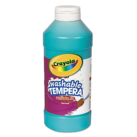 Crayola® Artista II® Tempera Paint, 16 Oz, Turquoise