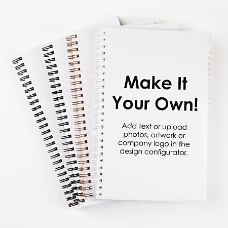Custom Create Your Own Full Color Gloss Laminated Soft Cover Journal  Notebook Or Recipe Book 8 12 x 11 White - Office Depot