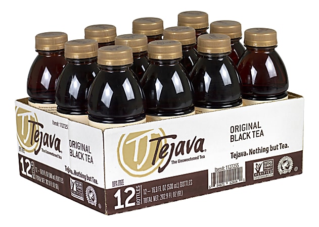 Tejava Original Black Tea Bottle - 12 / Carton Tejava Original Black Tea Bottle - 12 / Carton