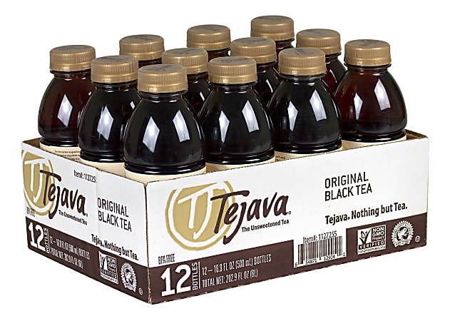 Tejava Original Unsweetened Black Tea Bags, 16.9 Oz,