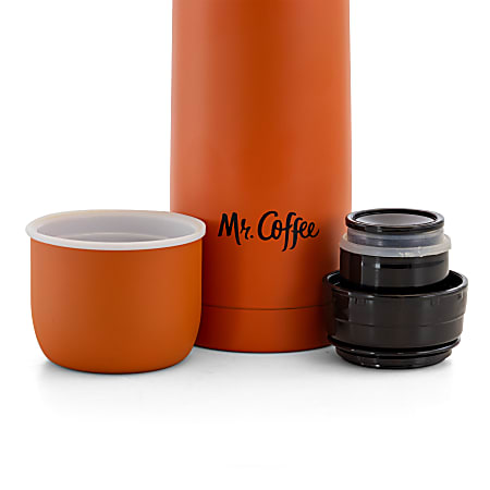 Mr. Coffee Javelin Thermal Travel Bottle 16 Oz Silver - Office Depot