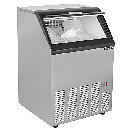 Edgecraft MAXX ICE Self Contained Full Dice Ice Machine 120 Lb Silver ...