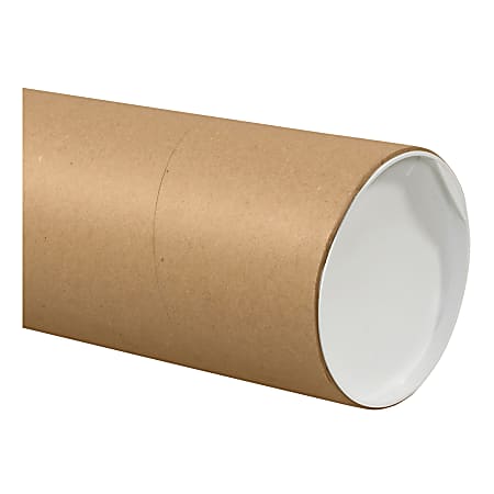 Office Depot® Brand Jumbo Mailing Tubes, 6" x 30", Kraft, Case Of 10 Tubes