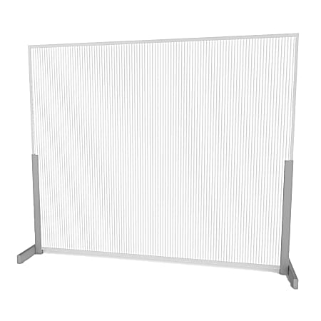Linea Italia, Inc Wellness Line Sneeze Guard, 24" x 24", White Frost