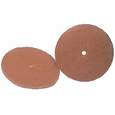 Koblenz Cleaning Pads, 6", Tan, Pack Of 2