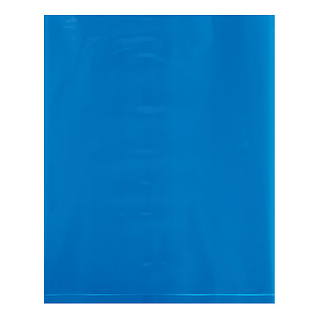 Partners Brand 2 Mil Colored Flat Poly Bags, 12" x 15", Blue, Case Of 1000