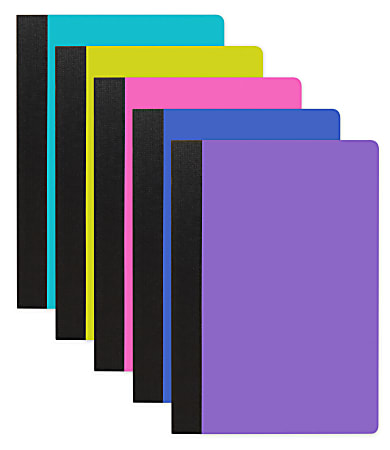 Office Depot® Brand Fashion Composition Notebook, 5" x 7", College Ruled, 160 Pages (80 Sheets), Assorted Colors