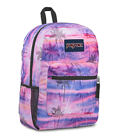 JanSport Cross Town Backpack Palm Tree - Office Depot