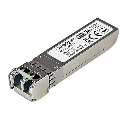 StarTech.com 10GBASE-SR MSA Compliant SFP+ Module - LC Connector - Fiber SFP+ Transceiver - Lifetime Warranty - SFP10GBSRST