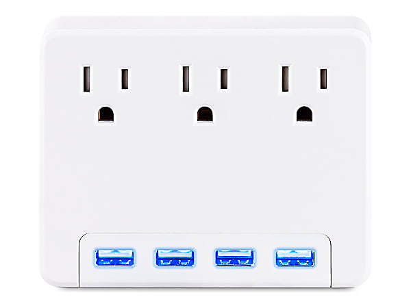 CyberPower Professional Series P3WU - Surge protector - AC 125 V - output connectors: 3 - white