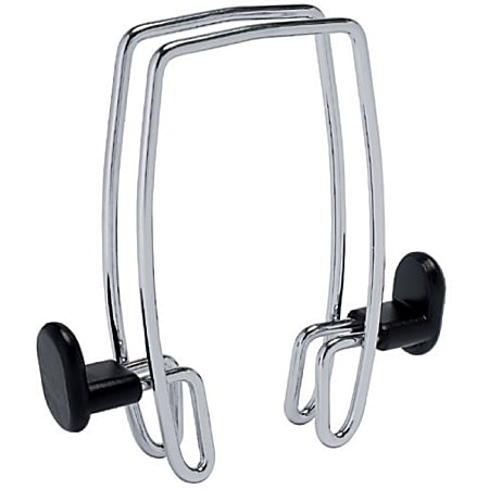 ALBA Expandable Over-The-Panel Garment Hooks, 2-Sided, Chrome