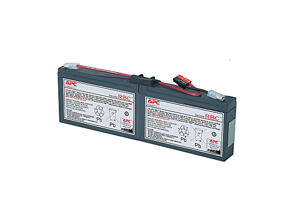 APC Replacement Battery Cartridge #18 - UPS battery - 1x battery - lead acid - black -  - RBC18