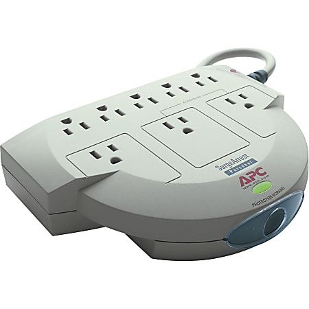 APC SurgeArrest Personal 8 Outlet w/Tel 120V - Receptacles: 8 x NEMA 5-15R - 240J