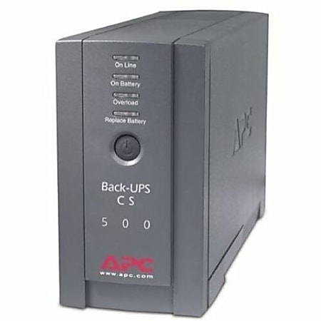 APC Back-UPS CS 500VA Tower UPS