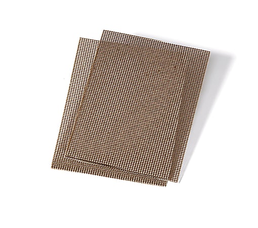 3M™ Niagara™ 200N Griddle Screens, 4" x 5 1/2", Brown, 20 Pads Per Pack, Case Of 10 Packs