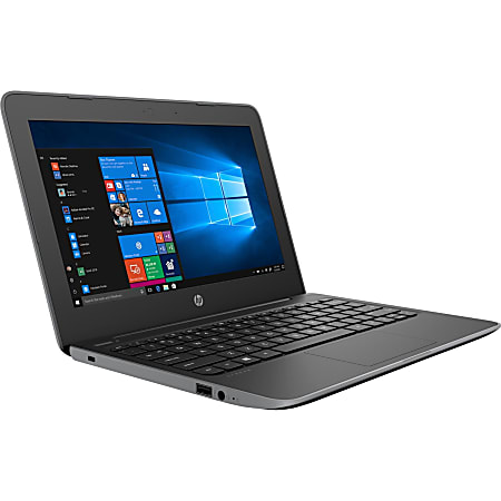HP Stream 11 Pro G5 11.6" Notebook - 1366 x 768 - Intel Celeron N4000 Dual-core (2 Core) 1.10 GHz - 4 GB Total RAM - 64 GB Flash Memory - Windows 10 Pro - Intel UHD Graphics 600 - English Keyboard - IEEE 802.11a/b/g/n/ac Wireless LAN Standard