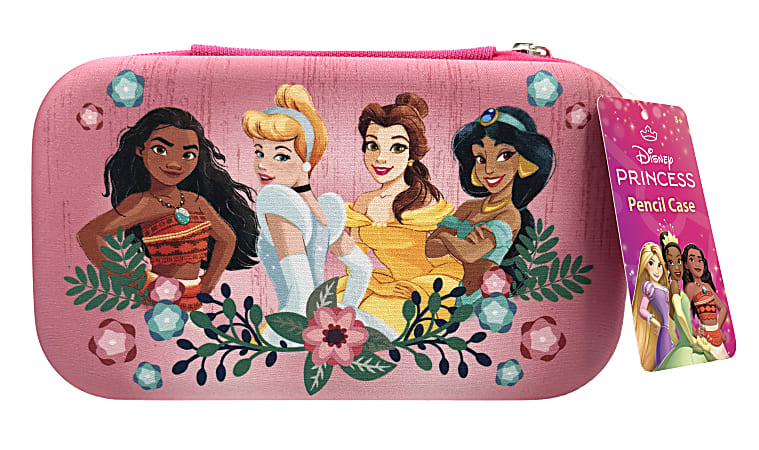 Disney Princess Molded Pencil Case, 8.75" x 5" x 2.5"