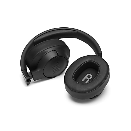 JBL Tune 750 BT Wireless Over Ear Active Noise Canceling Headphones Black Office Depot